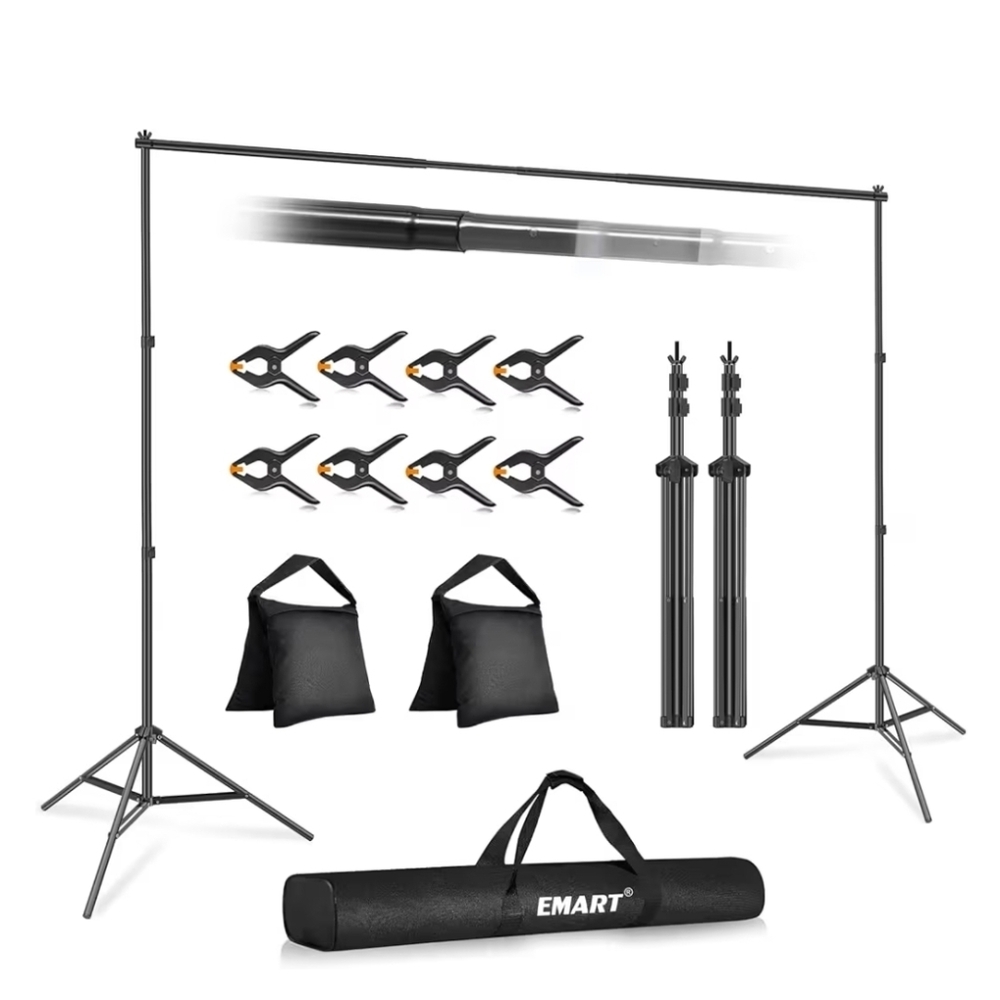 NEW IN BOX Backdrop Stand 10x7ft(WxH) Photo Studio Adjustable Background Stand